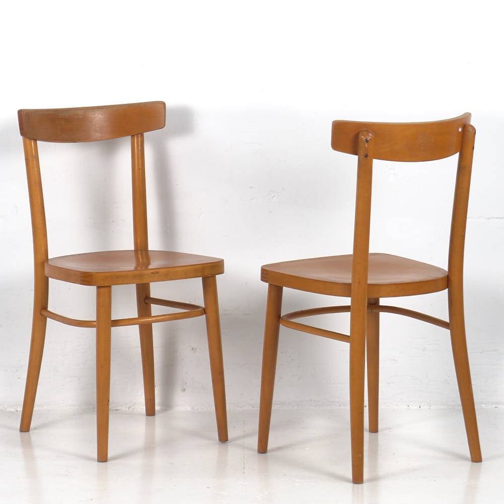 4 chaises de salle à manger, c.1950