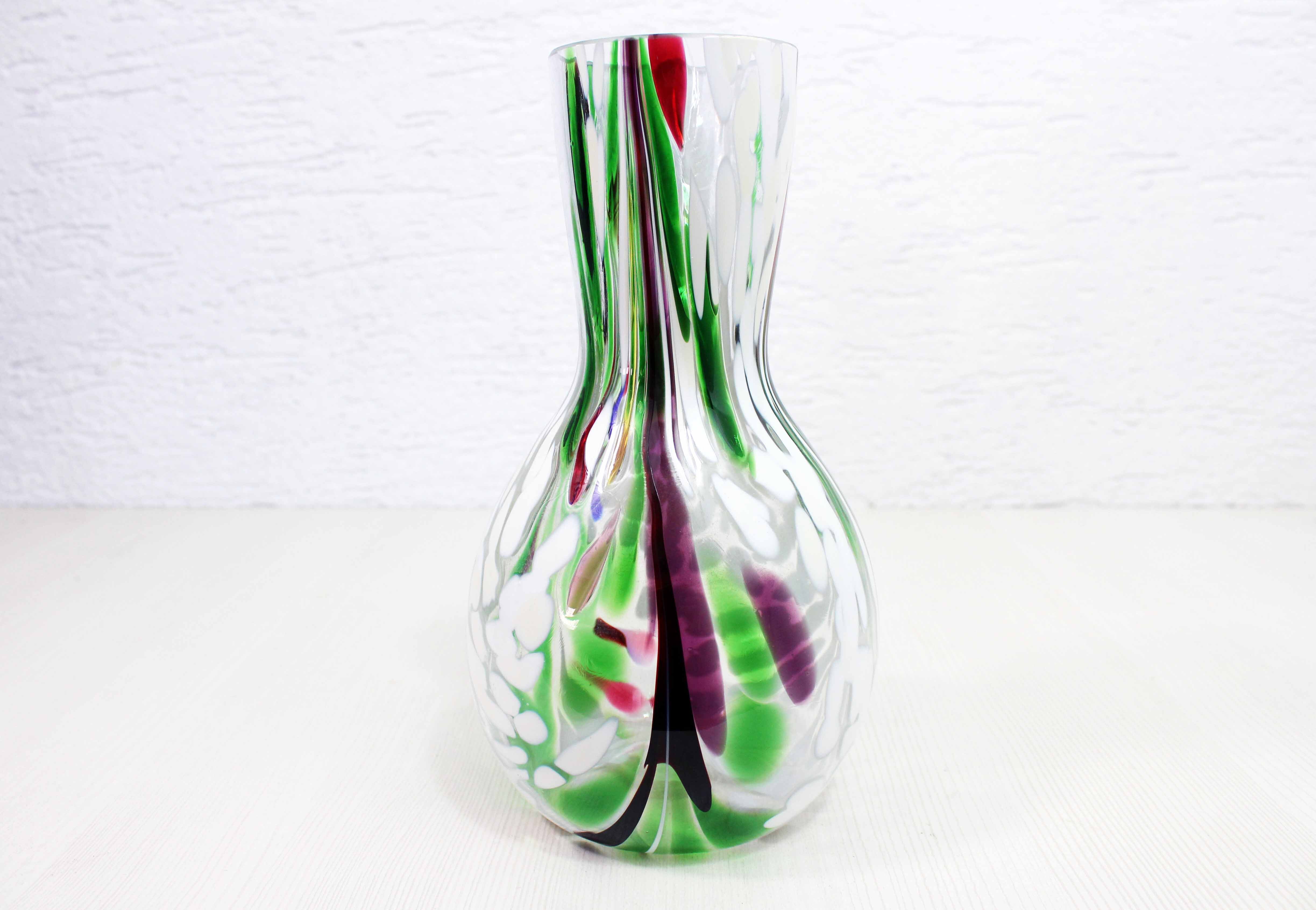Vintage blown glass vase