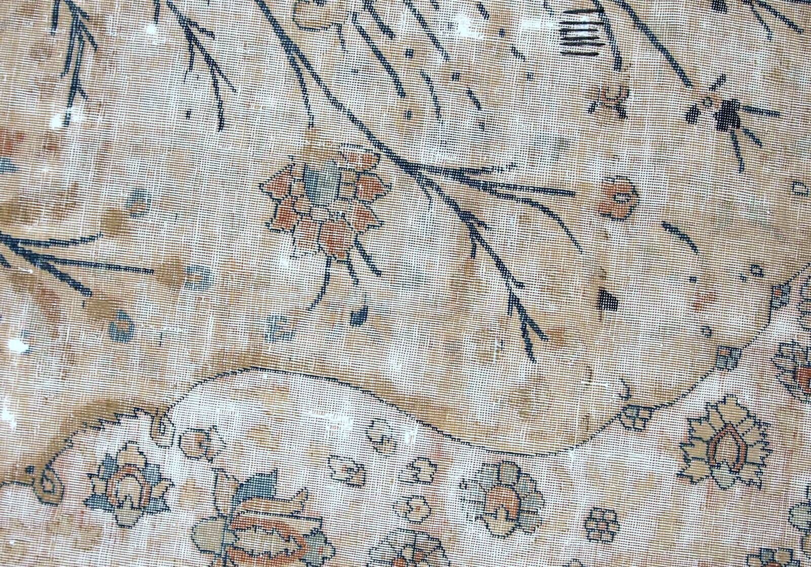 Handmade antique prayer Indo-Moktasham rug 4' x 6.2' (122cm x 189cm) 1880s