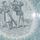 antique Lunéville "Opaque" plates