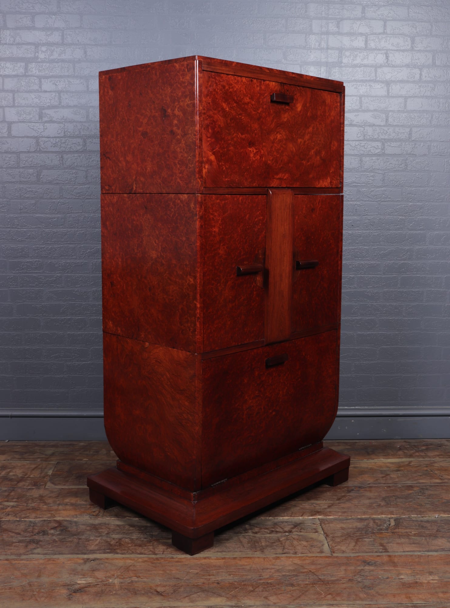 Italian Art Deco Cocktail Cabinet