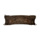 Wall-mounted coat rack in carved wood with rose decoration.