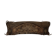 Wall-mounted coat rack in carved wood with rose decoration.