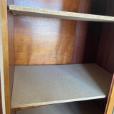 Scandinavian wardrobe with 2 doors and 1 mirror from the 1970s.