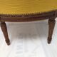 Fauteuil gondole  de style Louis XVI