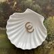 Vintage porcelain shell empty pocket bowl