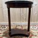 Small oval side table in Empire style