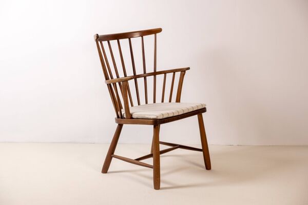 Chaise Windsor Ove Boldt modèle 1638, Fritz Hansen années 1940