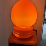 Vintage table lamp orange typical 70's