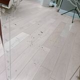 Art Deco beveled engraved mirror