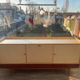 Vintage sideboard 60s beige