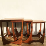 Teak trundle tables - Astro model - Design Victor Wilkins for G Plan - 1960