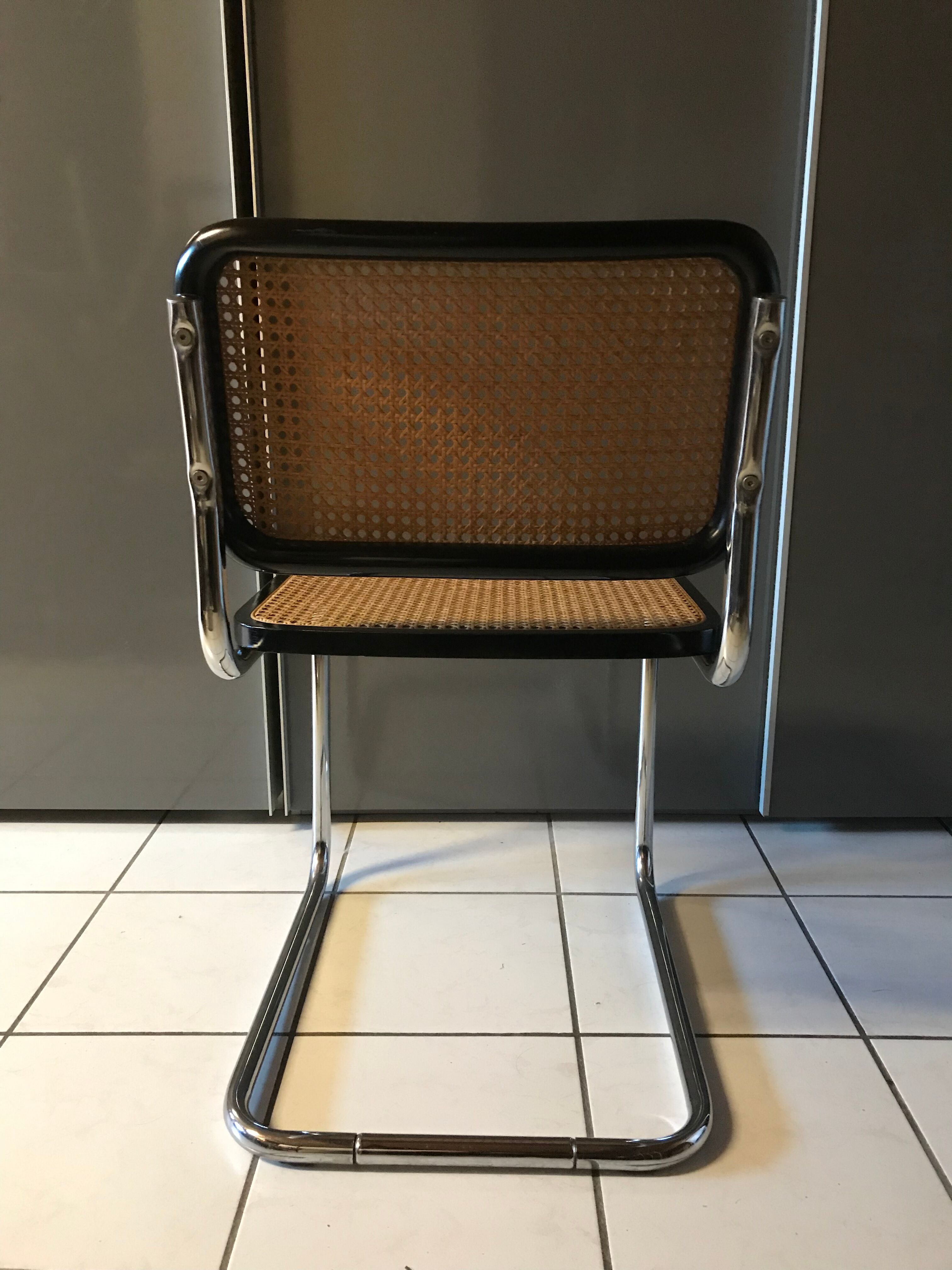 Cesca b32 chair by marcel breuer