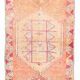 Tapis de couloir vintage aux couleurs douces, 91 x 295 cm