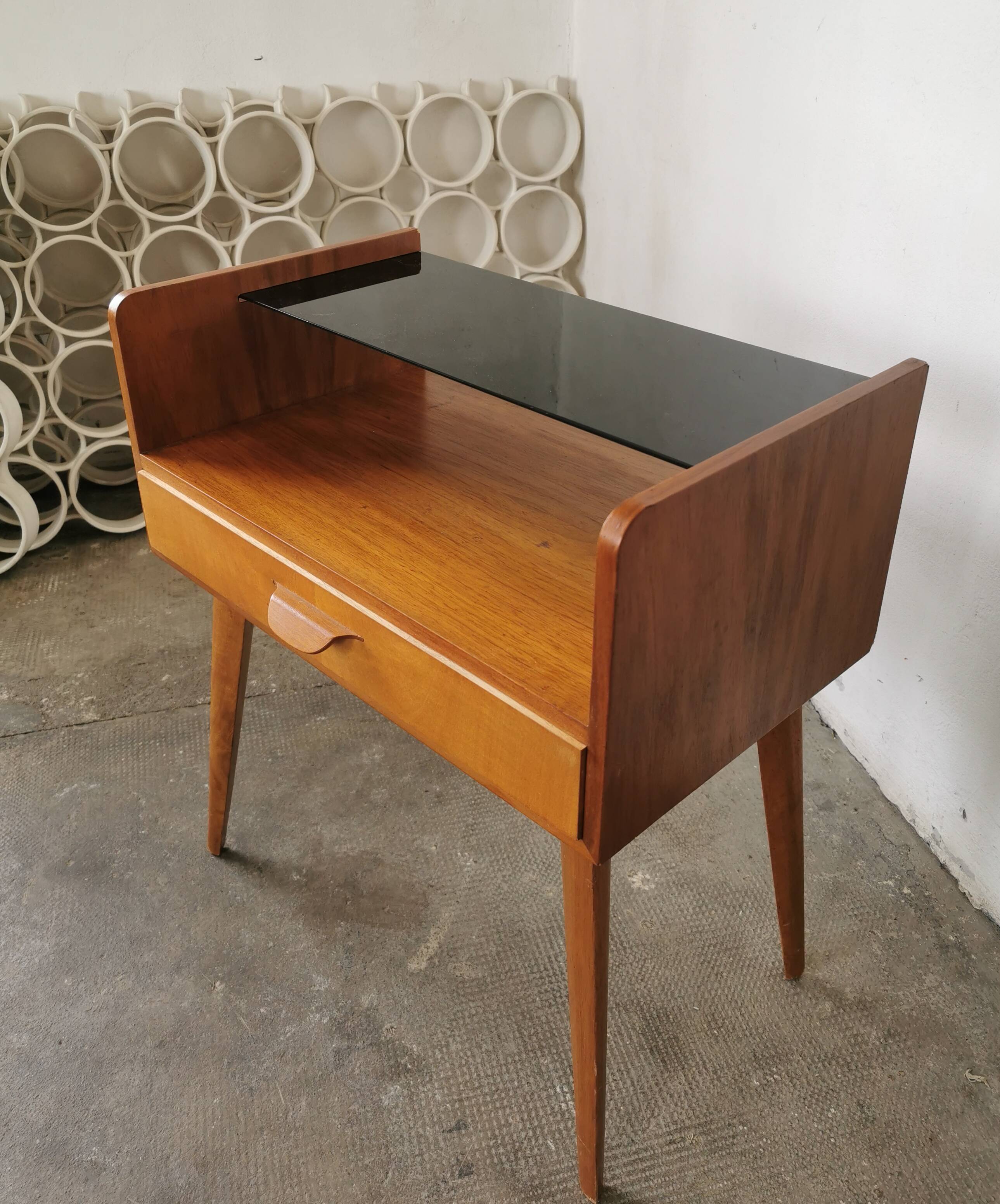 Bedside table, vintage side table 1960