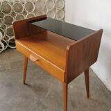 Bedside table, vintage side table 1960