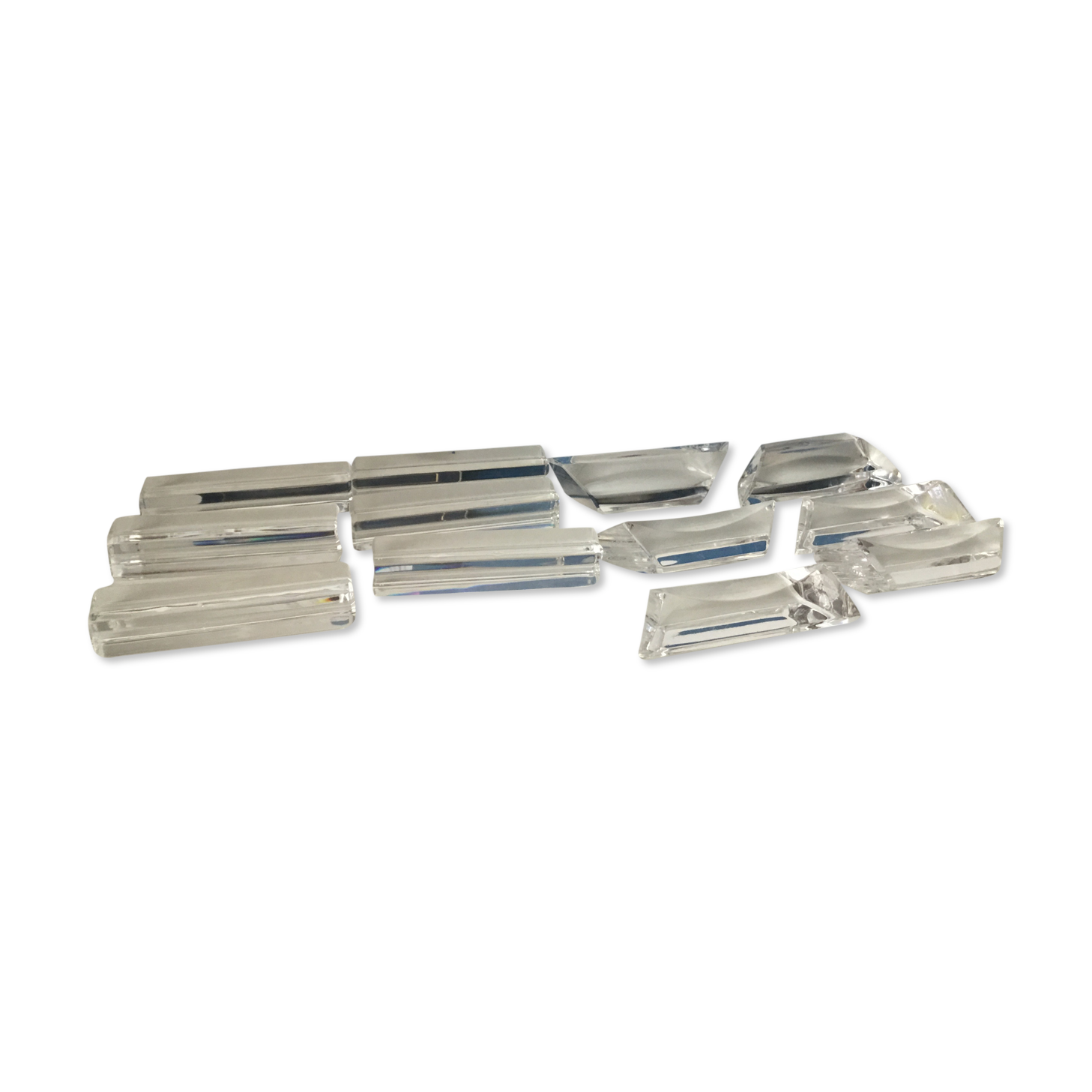 Box of 12 crystal st louis knife holders