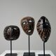Ensemble de 3 masques en céramique des potiers d’Accolay