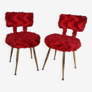 Pair of moumoute chairs