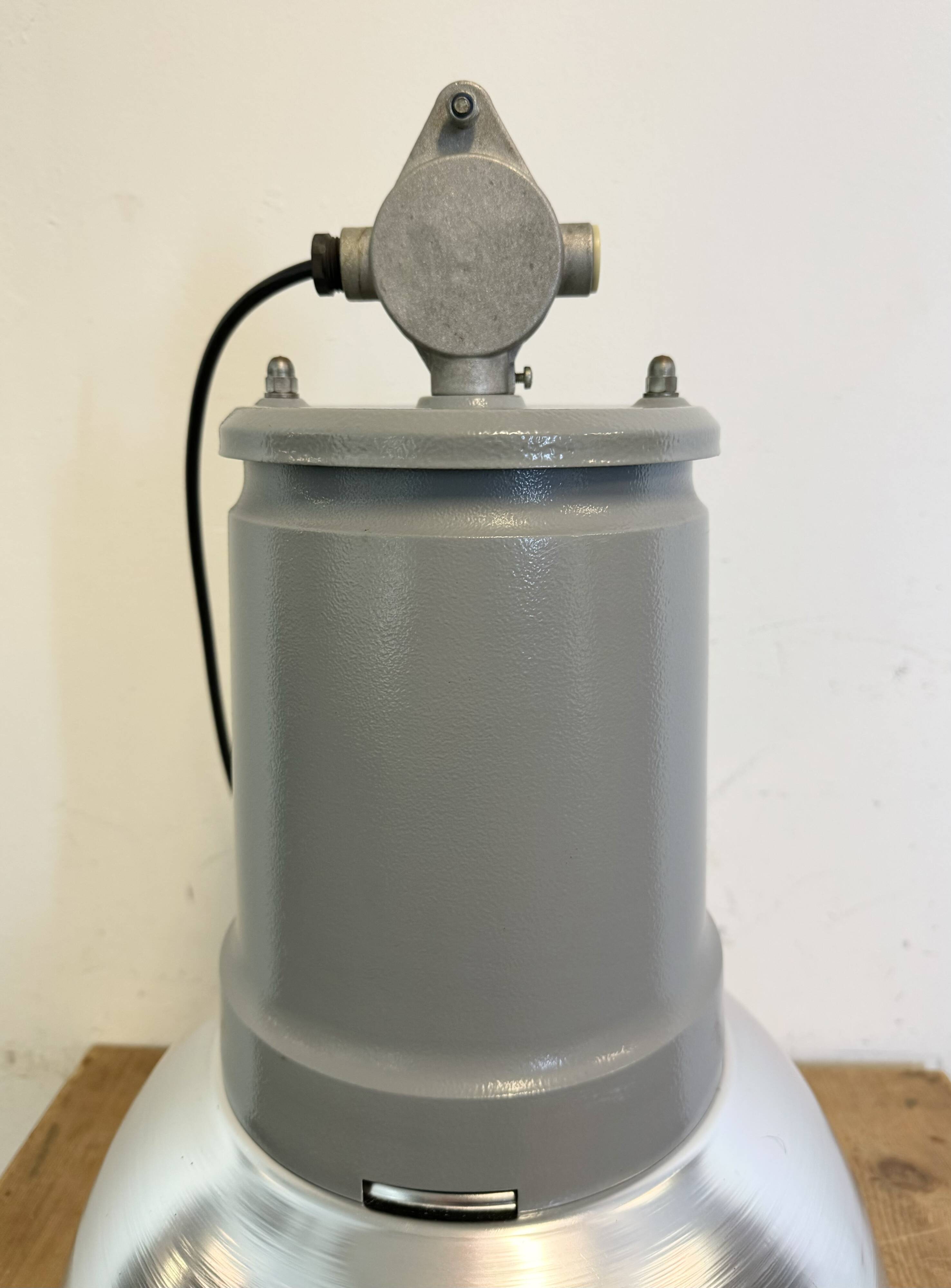 Industrial Italian Aluminium Pendant Lamp from Fael Luce, 1970s