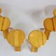 Six vintage folding stools, made by Seletti