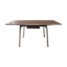 Table extensible formica marron