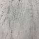 Set of two bistro tables in marble and wrought iron