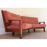 Sofa "Mathilde" by Guillerme and Chambron for Your House circa 1960