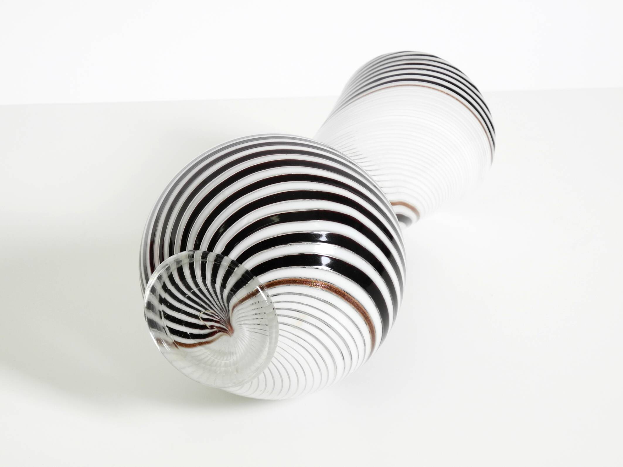 Vase en verre de Murano par Dino Martens pour Aurelia Toso, années 50