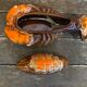 Vintage Polychrome Ceramic Lobster from VALLAURIS, France #D856