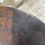 19th century oak pedestal console