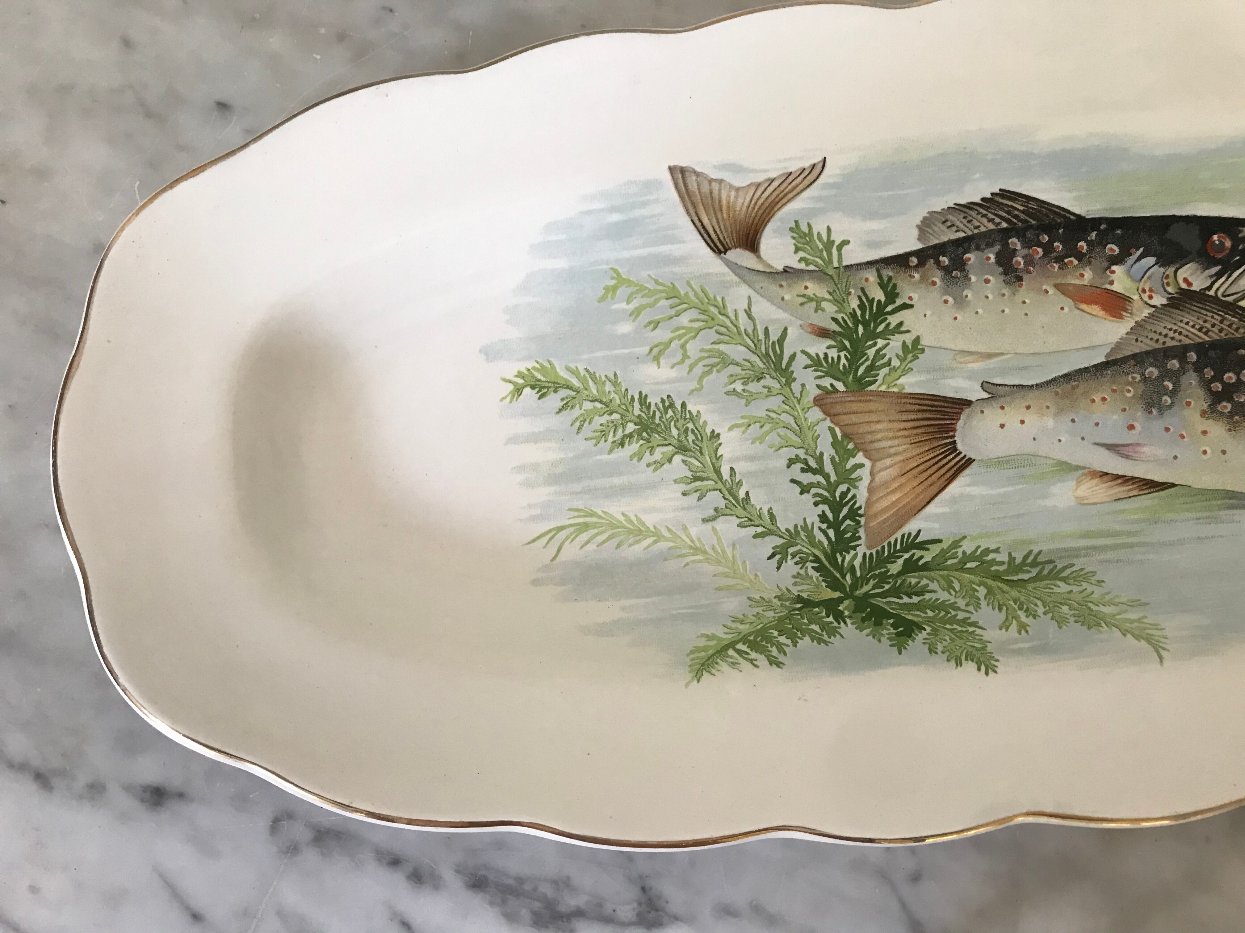 Digoin & Sarreguemines dish