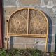 Rattan sun headboard one person