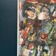 Original Swedish Oil on Canvas – “Abstract Composition” by Valter Gibson – Dated 1965 – Vintage & Framed