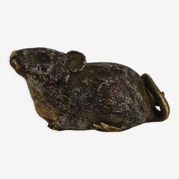 Souris en bronze de Vienne ancien signé Geschutzt XIXème