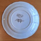 Plate Sarreguemines Butterfly decoration