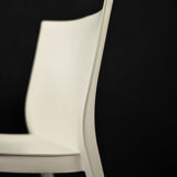 Vintage mid-century modern slick slick plastic chairs by philippe starck for xo design, set of 5