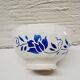Bol ancien fleurs bleues
