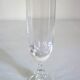 6 champagne flutes in Sèvres crystal, Choiseul model