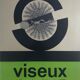 Original silver poster by Claude VISEUX, Galerie Attali, 1975