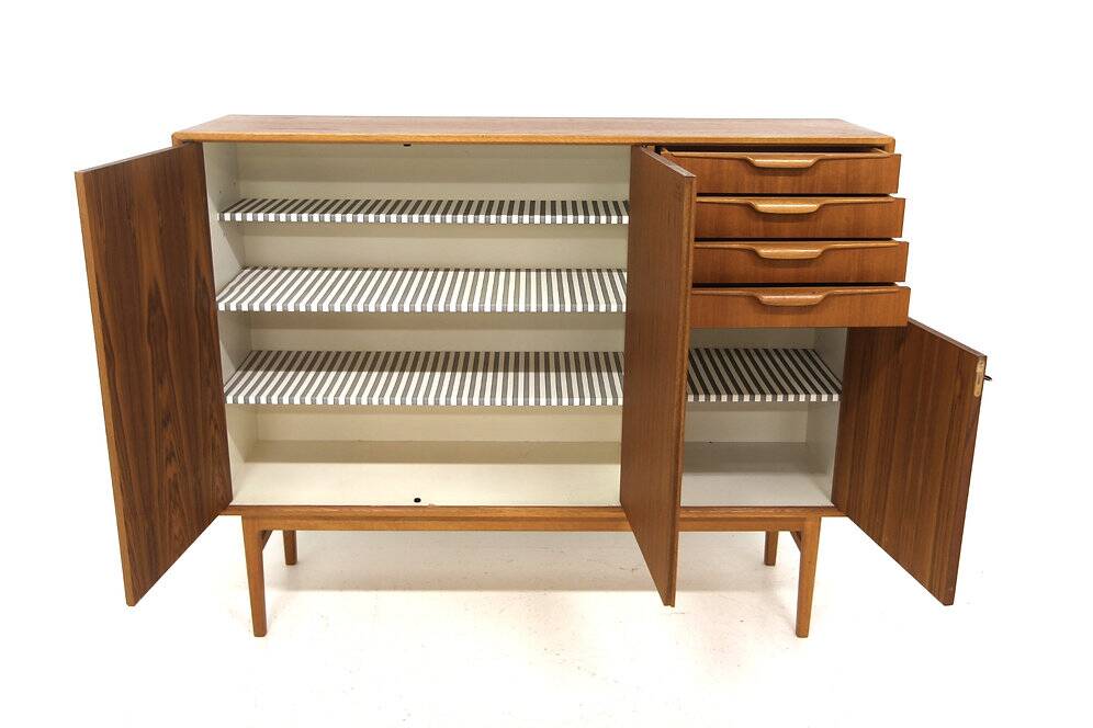 Scandinavian teak sideboard, Bertil Fridhagen, Bodafors, Sweden, 1960