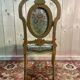 Suite de 4 chaises en bois doré Napoléon III