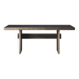 Arhaus solid oak table