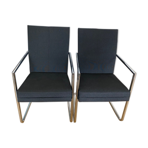 deux fauteuils vintage
