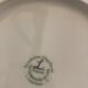 Set of 12 dessert plates blue flowers porcelain Aquitaine