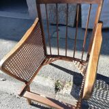 Armchair year 50 canage and compass foot