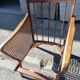 Armchair year 50 canage and compass foot