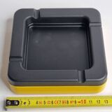 Empty pocket ashtray Rexite, studio Erre, two-color, 70s