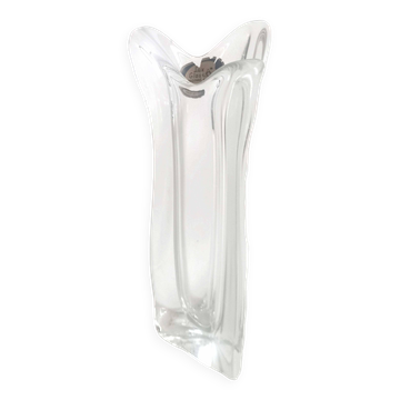 Lux Glass Crystal Vase 50s Height 27.5 cm