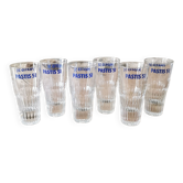 6 verres pastis 51 vintage.